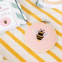 Cotton Clara Bee Cross Stitch Kit