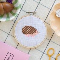 Cotton Clara Hedghog Cross Stitch Kit