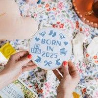 Cotton Clara Born in 2025 Cross Stitch Kit