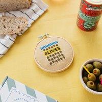 Cotton Clara Olives Cross Stitch Kit