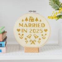 Cotton Clara Married in 2025 Cross Stitch Kit