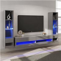 Galicia Wide TV Unit with Shelving for TVs up to 65"