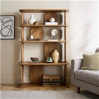 Paddle Bookcase, Mango Wood