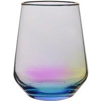 Hestia Set of 2 Rainbow Tumbler Glass