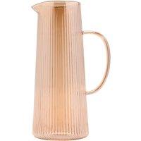 Hestia Ribbed Glass Jug