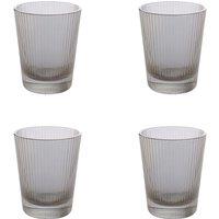 Hestia Set of 4 Ribbed Glasses