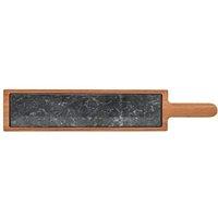 Hestia Marble and Acacia Wood Serving Board