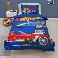 Hotwheels Playful Microfibre Single Duvet Cover & Pillowcase Set