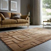 Boucle Carved Faux Fur Rug