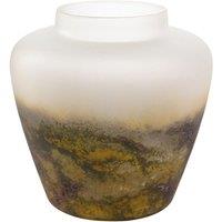 Hestia Glass Decorative Wide Rimmed Vase