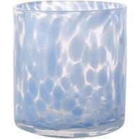 Hestia Confetti Glass Blue Vase