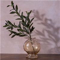 Hestia Fish Glass Rounded Vase