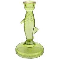 Hestia Glass Fish Shaped Candle Holder