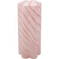 Hestia Pink Swirl Glass Vase