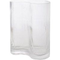 Hestia Ribbed Glass Vase
