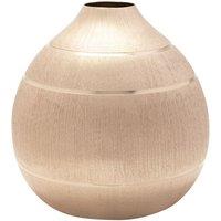 Hestia Aluminium Round Gold Vase