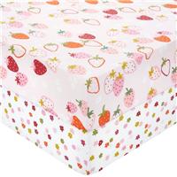 Pack of 2 Strawberries Fitted Sheets
