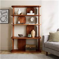 Paddle Bookcase, Mango Wood