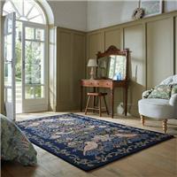 William Morris At Home Strawberry Thief Wool Rug