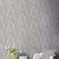 Boutique Water Silk Sprig Wallpaper