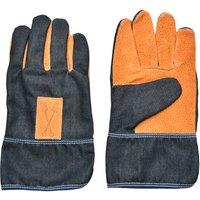 Fallen Fruits Short Denim Gardening Gloves