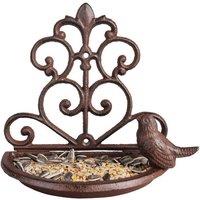 Fallen Fruits Cast Iron Wall Bird Feeder