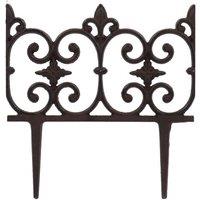 Fallen Fruits Cast Iron Scroll Lawn Edging