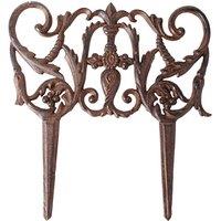 Fallen Fruits Cast Iron Decorative Lawn Edging