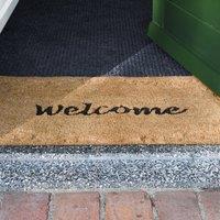 Esschert Design Coir Welcome Relief Doormat