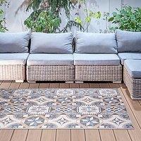 Fallen Fruits Portuguese Tiles Outdoor Rug
