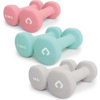 Gymcline Set of 3 6kg Dumbbells