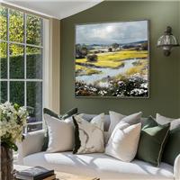 Cedar & Sage Summer Splendour Framed Canvas