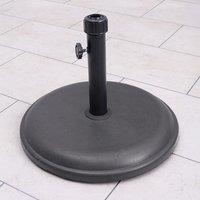 Round Garden Parasol Base, 16kg