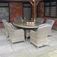 Wentworth Ellipse 6 Seater Imperial Outdoor Dining Set