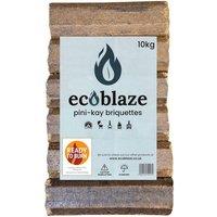 Ecoblaze Pini Kay Wood Pack of 12 Briquettes, 10kg