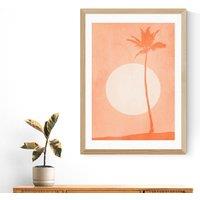 East End Prints St. Tropez Sunset by Kubistika Print