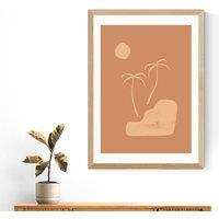 East End Prints Beach Palms by Sundry Society Print