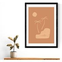 East End Prints Beach Palms by Sundry Society Print
