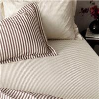 Hebden Narrow Stripe 100% Cotton Fitted Sheet