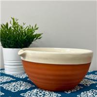 Dexam Porto Terracotta Ribbed Mixing Bowl