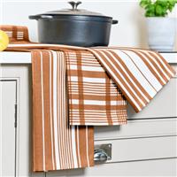 Dexam Set of 3 Love Colour Terracotta Tea Towels