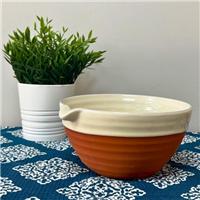 Dexam Porto Terracotta Ribbed Mixing Bowl