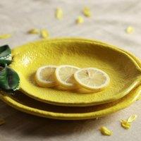 Hestia Set of 4 Lemon Plates