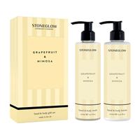 Stoneglow Grapefruit & Mimosa Hand & Body Wash & Lotion Gift Set