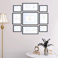 Nielsen Set of 9 Multisize Wooden Photo Frames