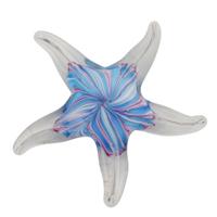 Objets d'Art Glass Rainbow Starfish Ornament