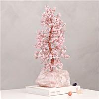 Serenity Love Rose Quartz Gemstone Tree