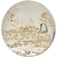 Objets d'Art Glass Gold Flecked Ornament