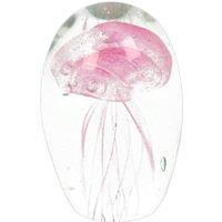 Objets d'Art Glass Pink Jellyfish Ornament