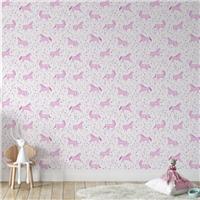 Catherine Lansfield Folk Unicorn Wallpaper